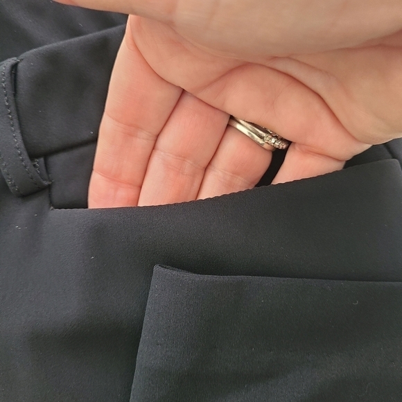 TRISTAN Straight Leg Zip Fly Navy Blue Dress Pants Size 8 - Picture 6 of 10